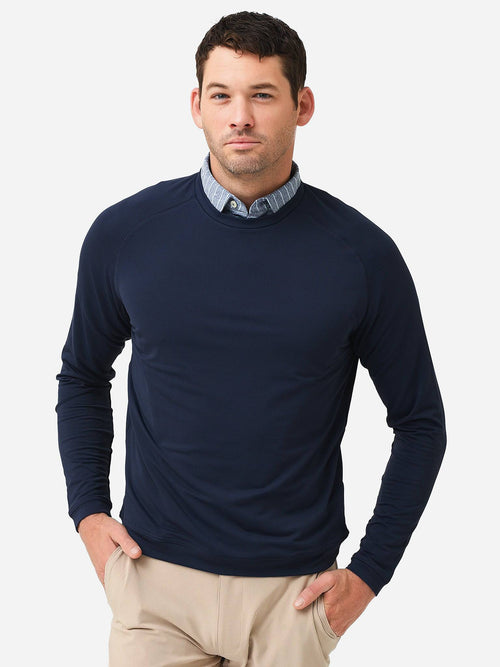 Peter Millar Crown Sport Men's Cradle Performance Crewneck Sweater