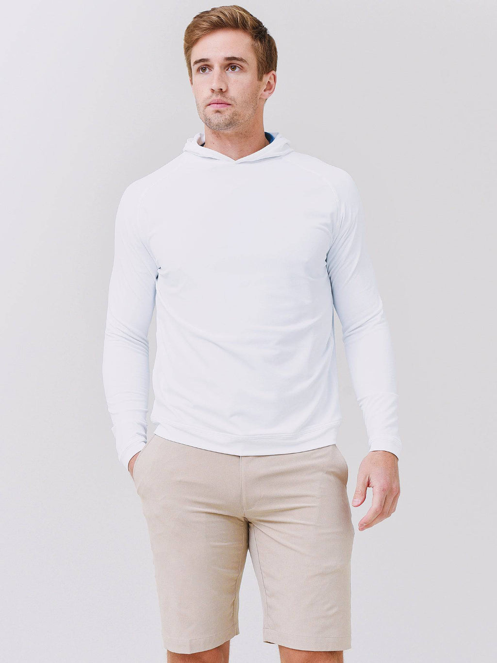 Peter Millar Crown Sport Men's Pine Performance Hoodie - Saint Bernard