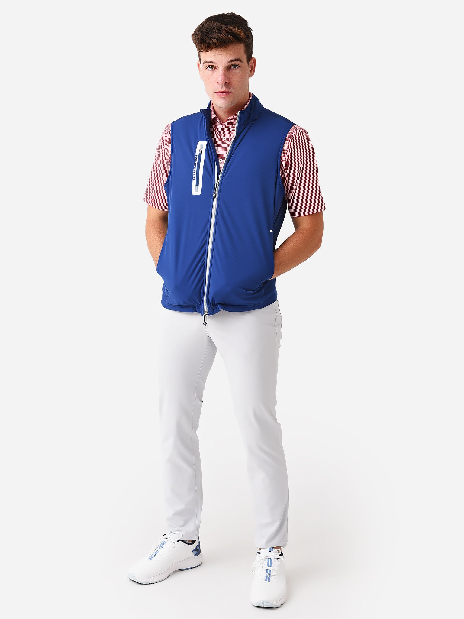 Peter Millar Crown Sport Men's Hyperlight Fuse Hybrid Vest