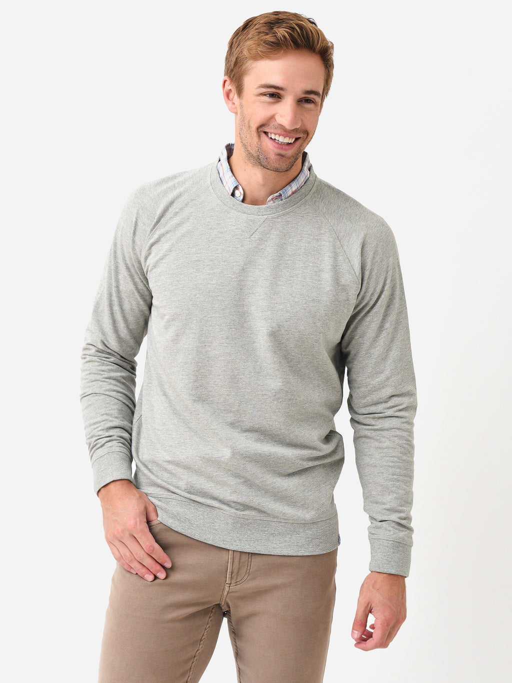 Peter Millar Crown Men's Lava Wash Crew Sweater - Saint Bernard