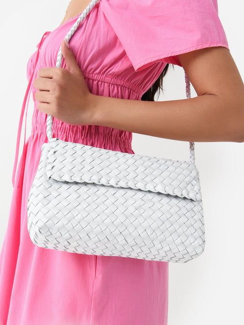 Loeffler Randall Mabel Woven Shoulder Bag