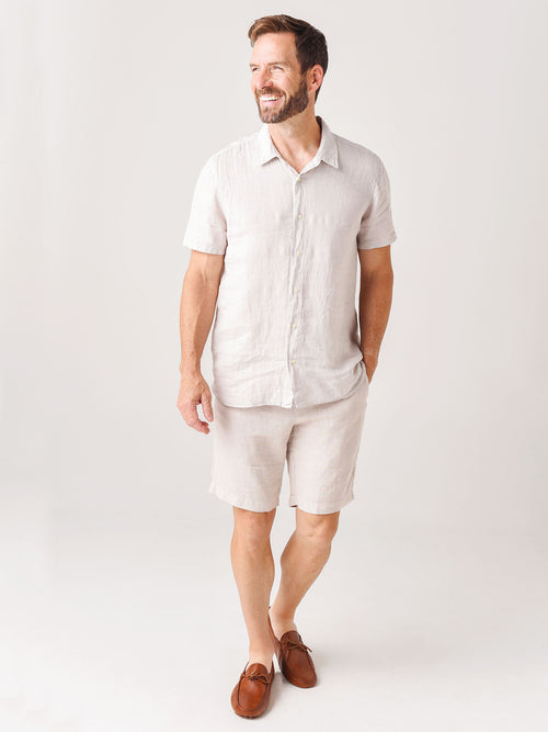 Velvet Men's Mackie Linen Button-Up Shirt