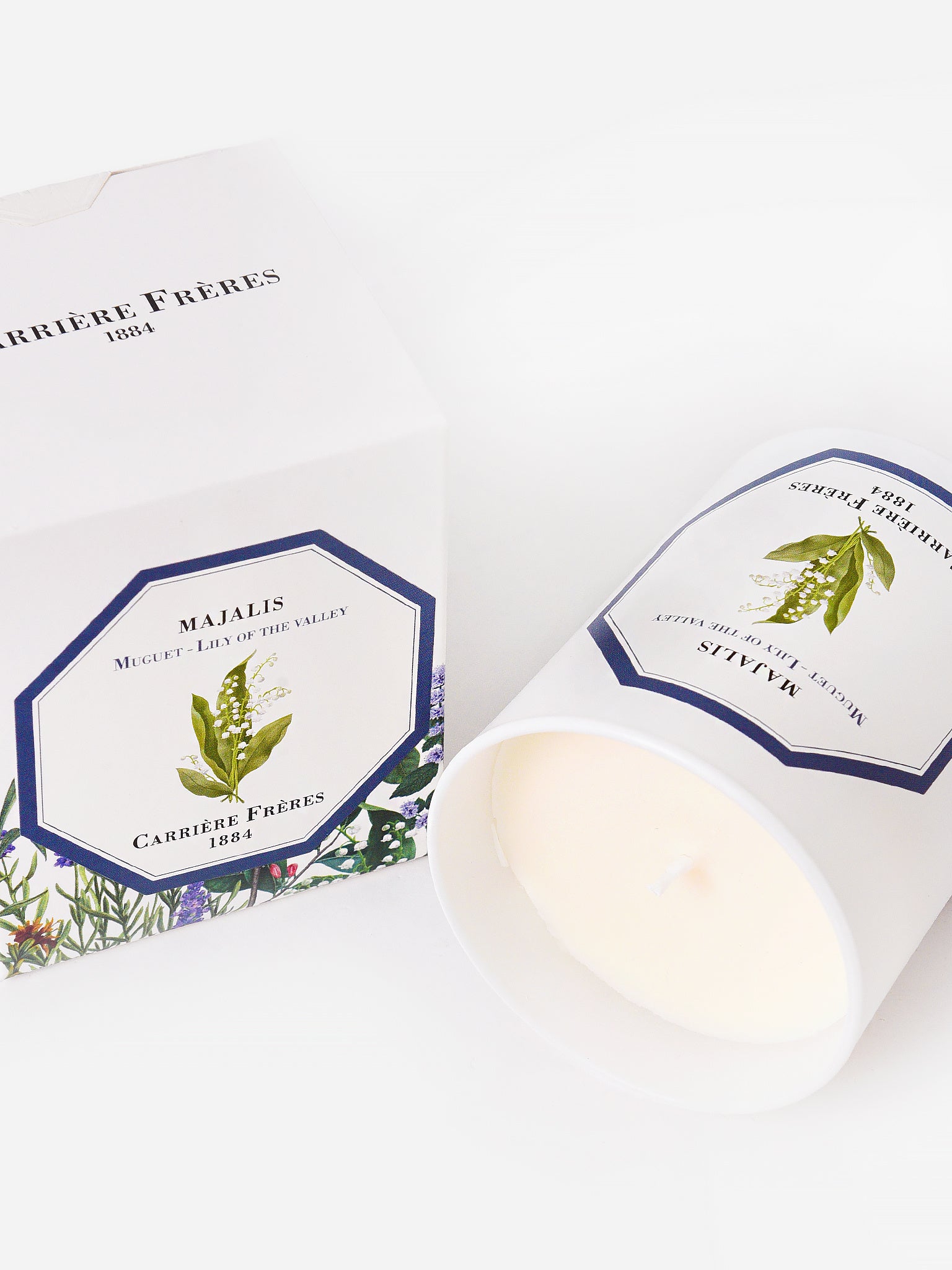 Carriere Freres Lily Of The Valley Candle - Saint Bernard