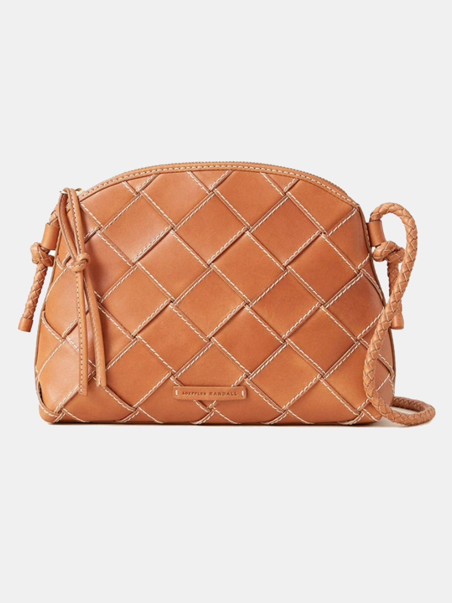 Loeffler Randall Mallory Woven Crossbody Bag - Saint Bernard