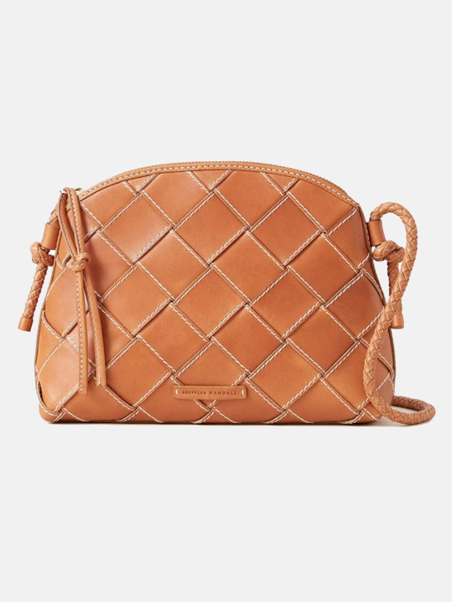 Loeffler Randall Mallory Woven Crossbody Bag - Saint Bernard