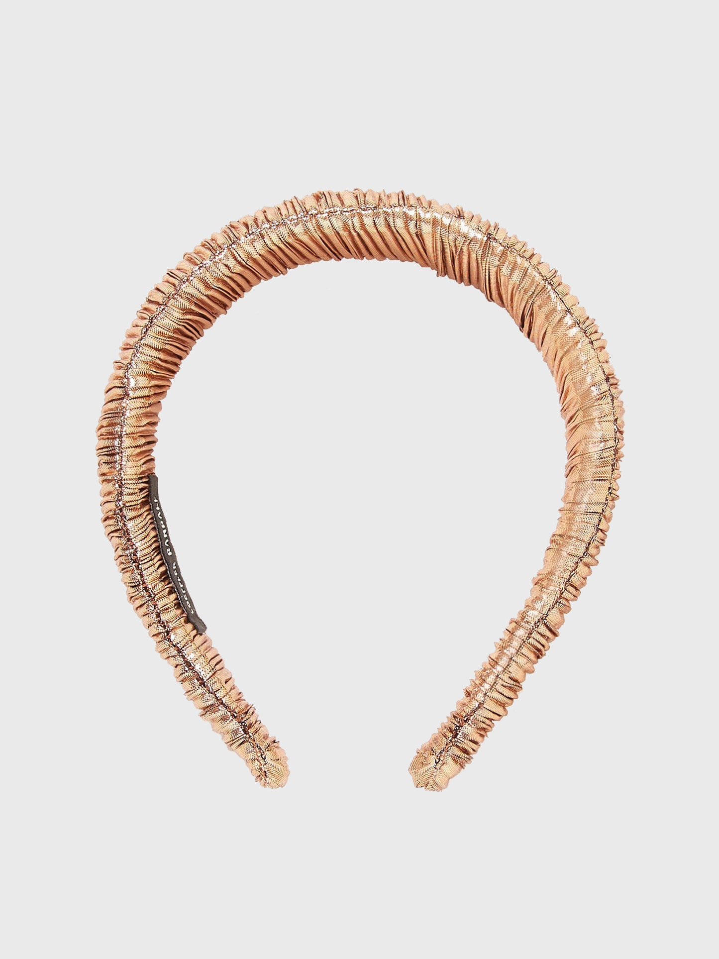 Loeffler Randall Women's Marina Puffy Pleated Headband - Saint Bernard