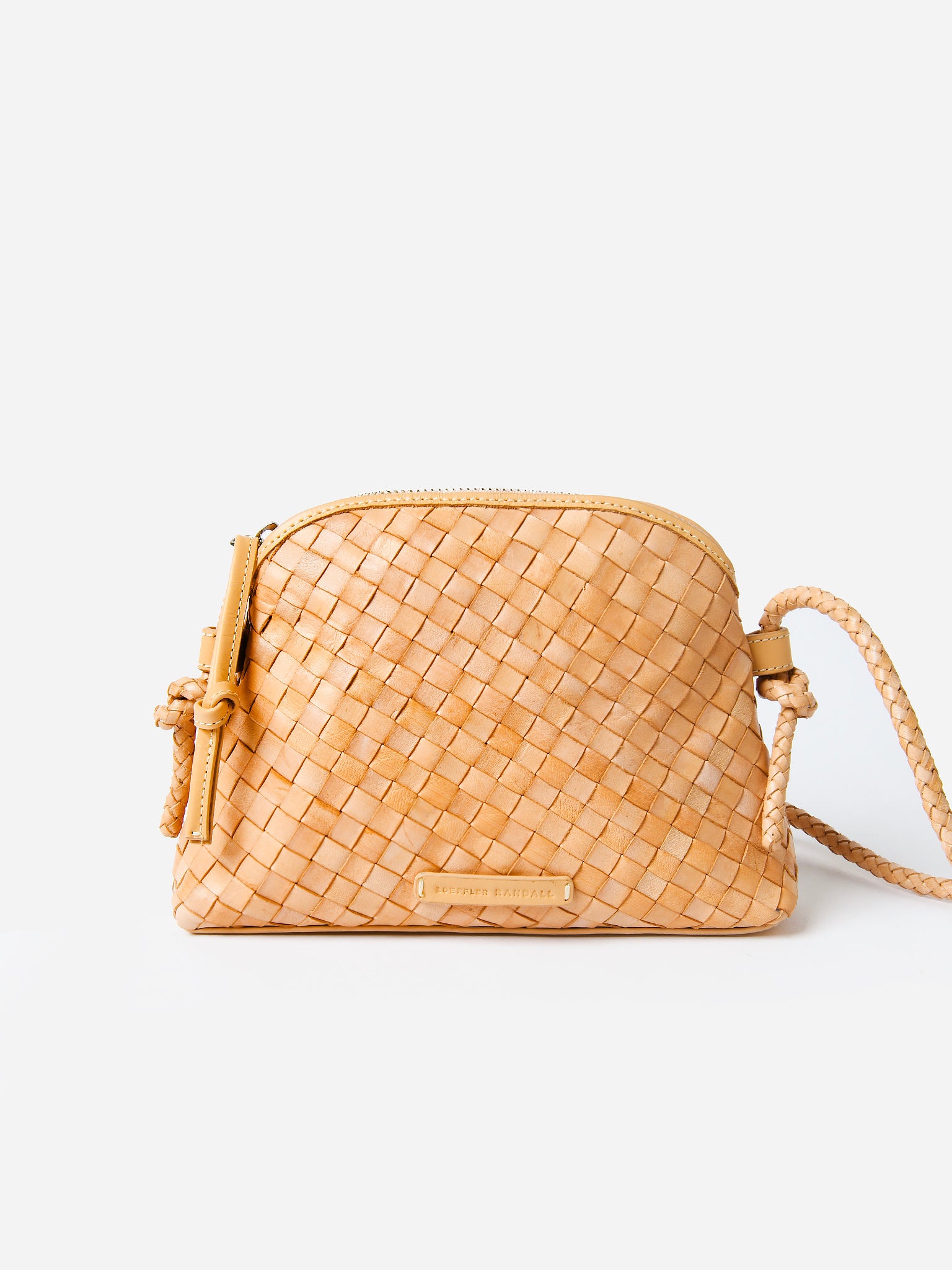 Loeffler Randall Marybeth Mini Woven Crossbody Bag - Saint Bernard