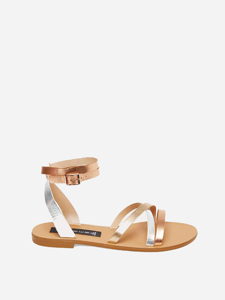 Steven Matas Metallic Sandal - Saint Bernard