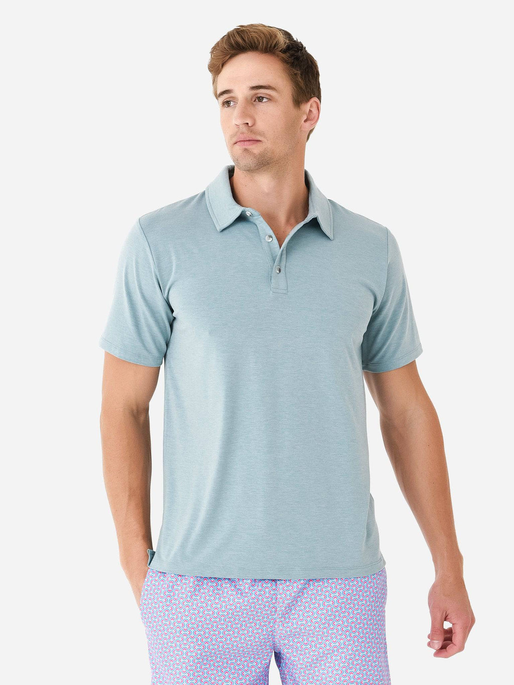 Free Fly Men's Bamboo Flex Polo - Saint Bernard