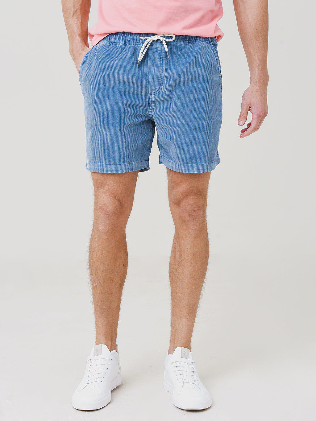 Faherty Brand Men's Pull-On Cord 6" Short - Saint Bernard