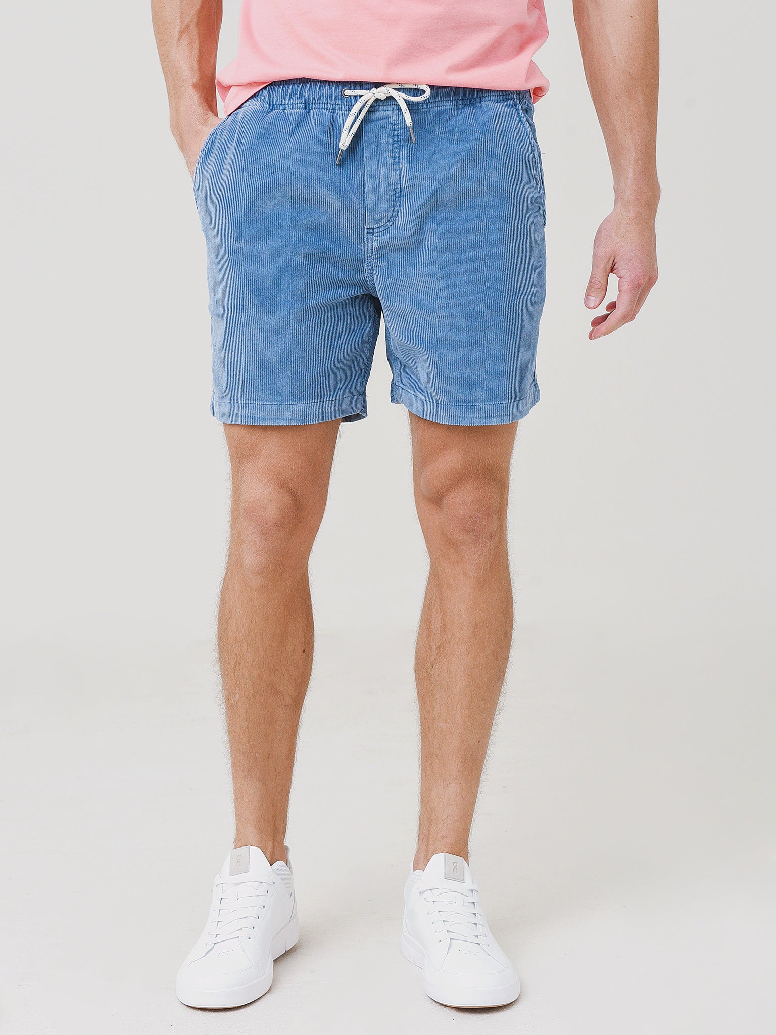 Faherty Brand Men's Pull-On Cord 6" Short - Saint Bernard