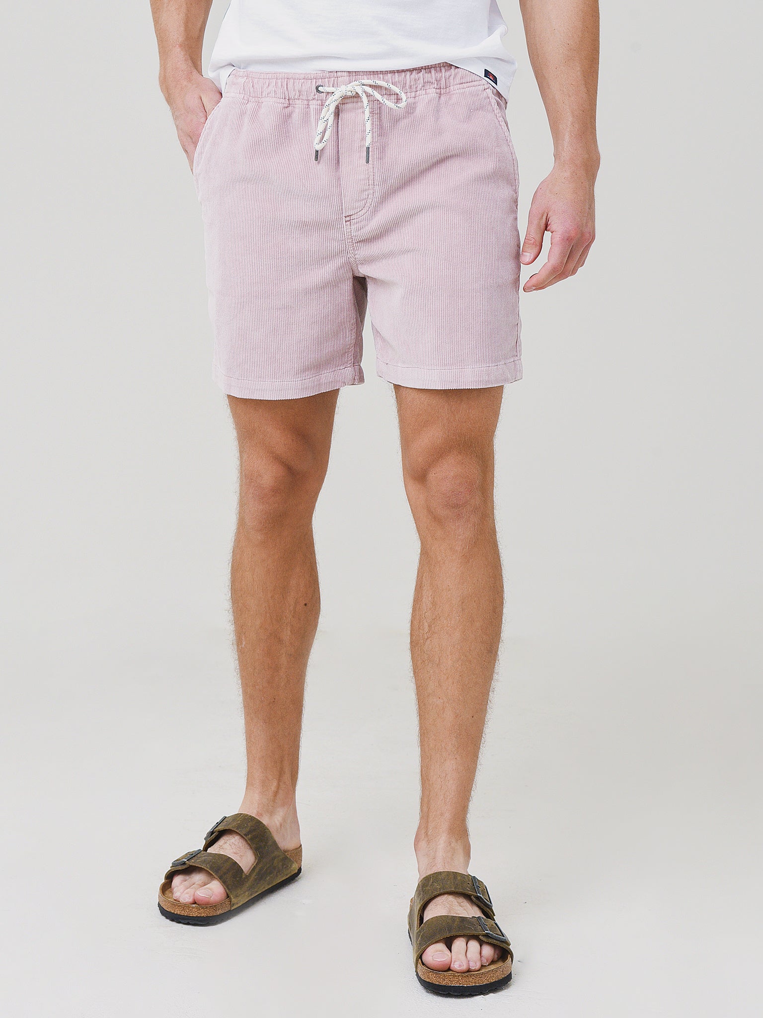 Faherty Brand Men's Pull-On Cord 6" Short - Saint Bernard