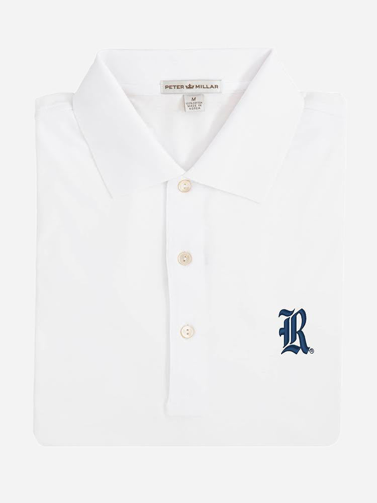 Peter Millar Men's Collegiate Solid Lisle Polo - Saint Bernard