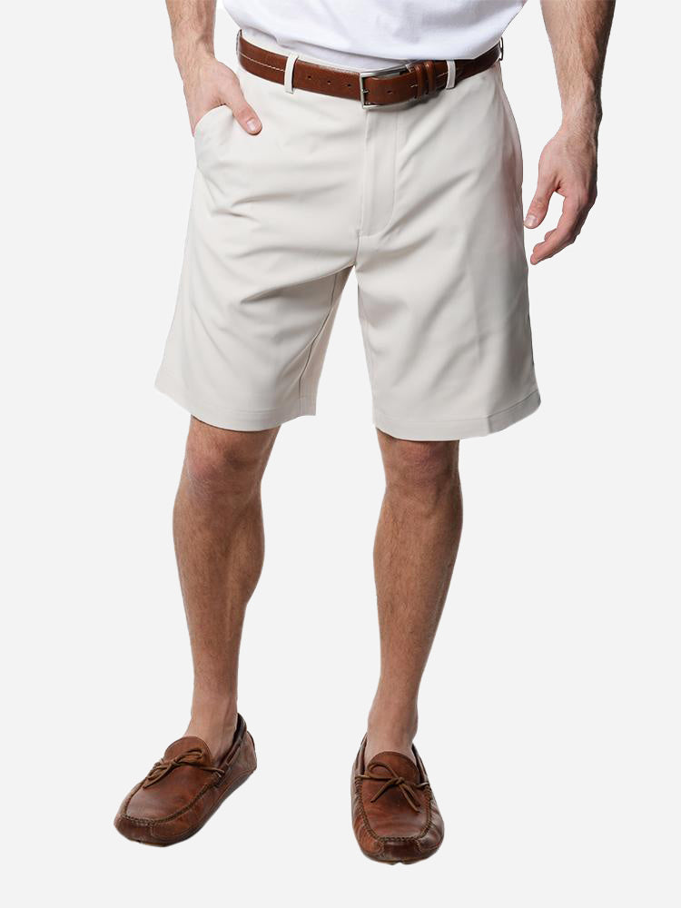 Peter Millar Men's Collegiate Salem High Drape Performance Short - Saint Bernard