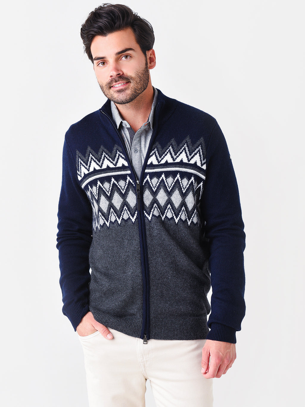Kjus Men's Calerina Mid-Layer Jacket - Saint Bernard