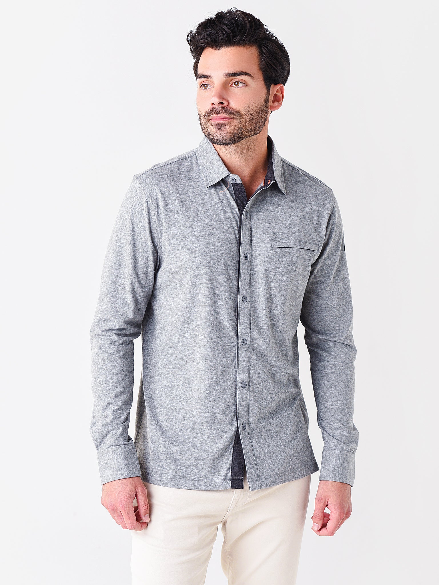 KJUS Men's Iverness Shirt - Saint Bernard