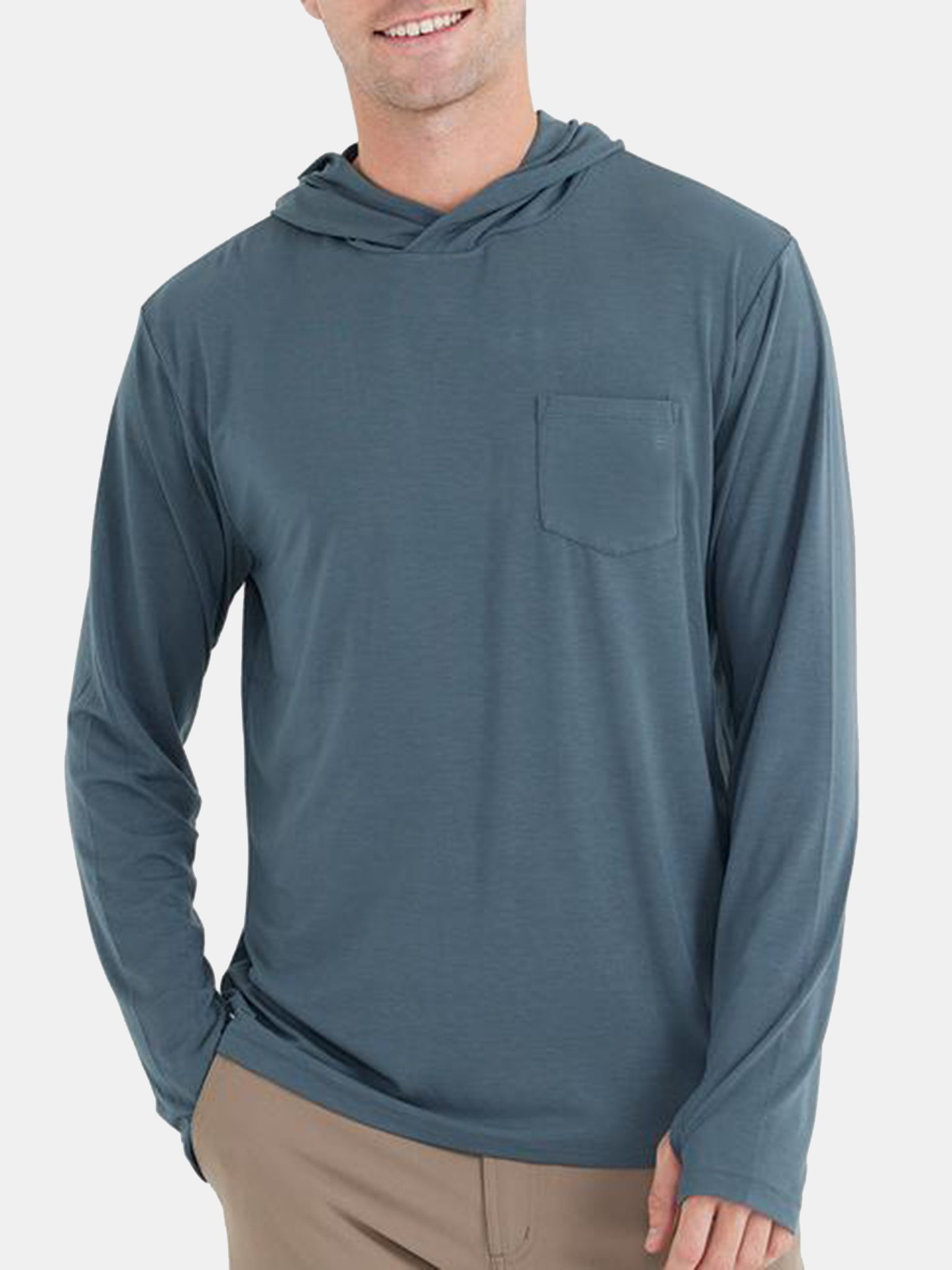 Free Fly Men's Bamboo Crossover Hoody - Saint Bernard