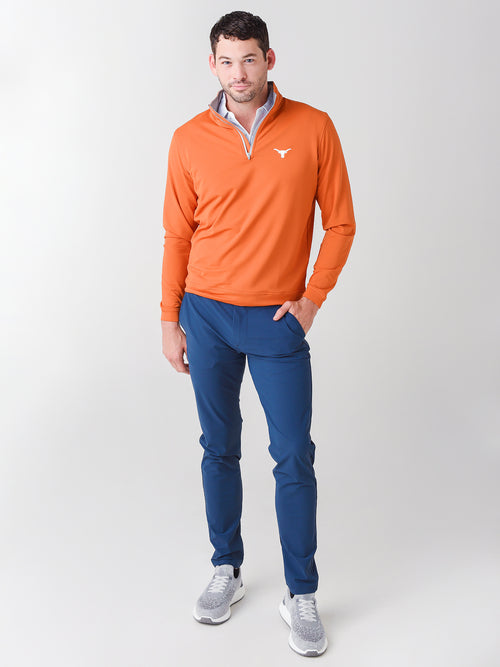 Peter Millar Crown Sport Men's Perth Stretch Loop Quarter-Zip Pullover