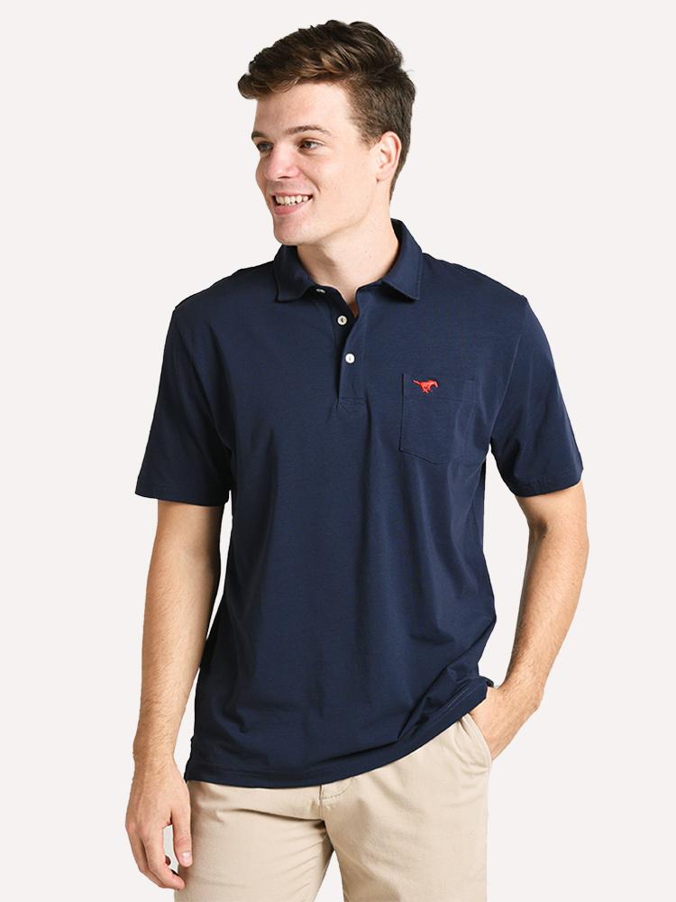 Peter Millar Solid Seaside Pocket Polo - Saint Bernard