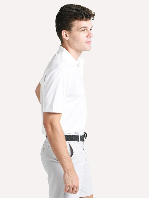 Peter Millar Men's Solid Performance TCU Polo