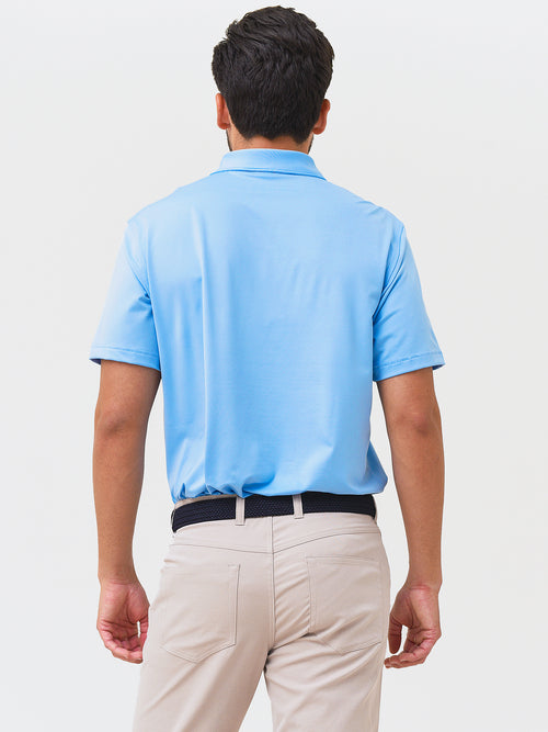 Peter Millar Crown Sport Men's Solid Performance Jersey Polo