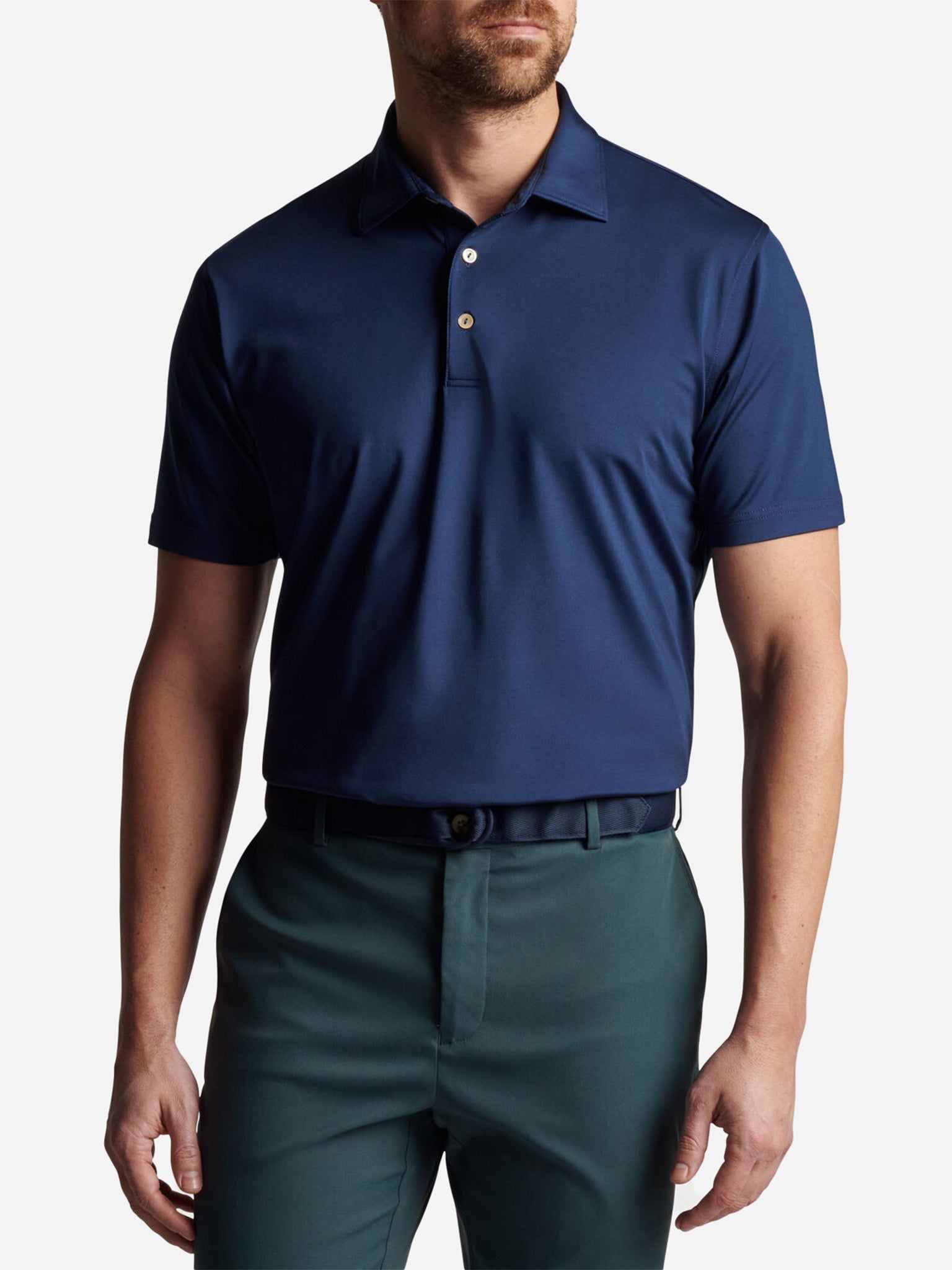 Peter Millar Crown Sport Men's Solid Performance Jersey Polo ...