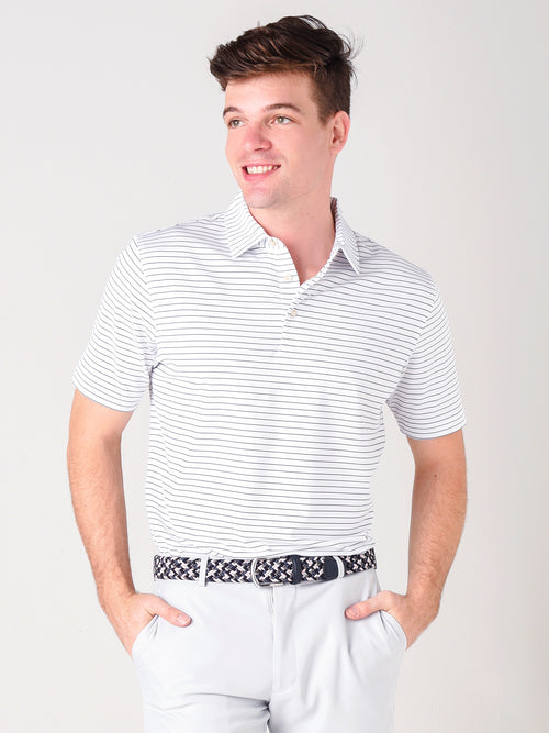 Peter Millar Crown Sport Men's Crafty Performance Polo