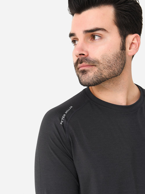Peter Millar Active Men's Aurora Performance Long-Sleeve T-Shirt