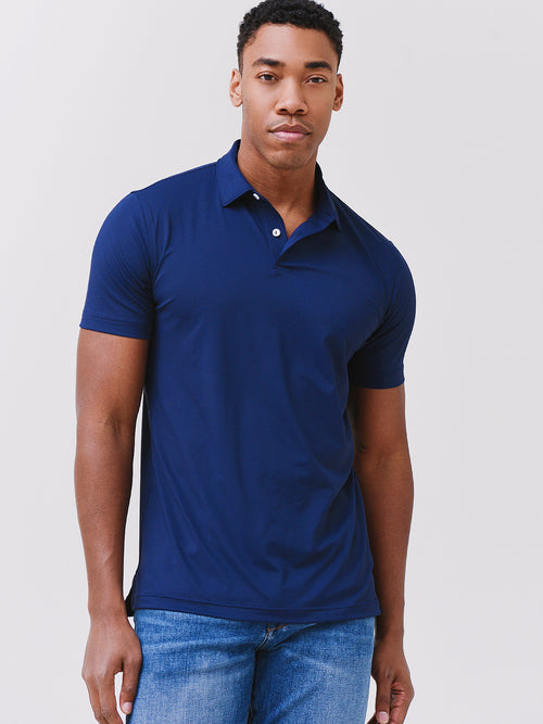 Peter Millar Crown Crafted Men's Solid Performance Jersey Polo