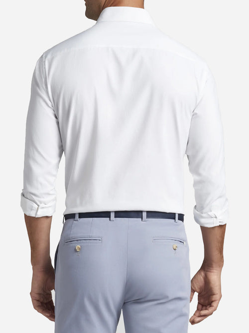 Peter Millar Crown Sport Men's Collins Performance Oxford Sport Shirt