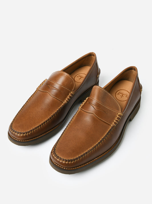 Peter Millar Crown Men's Handsewn Leather Penny Loafer