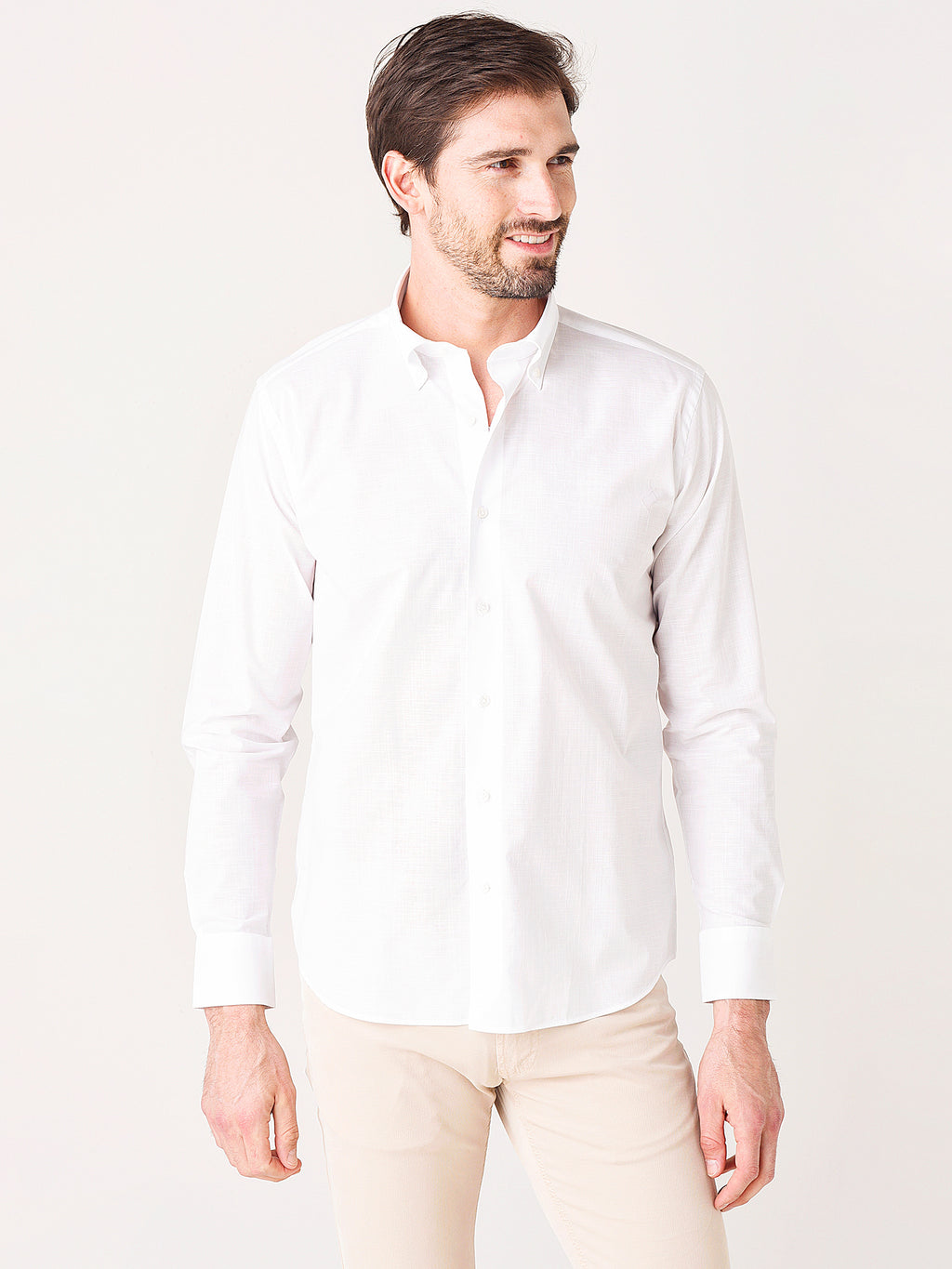 Peter Millar Collection Chambray Solid Shirt - Saint Bernard