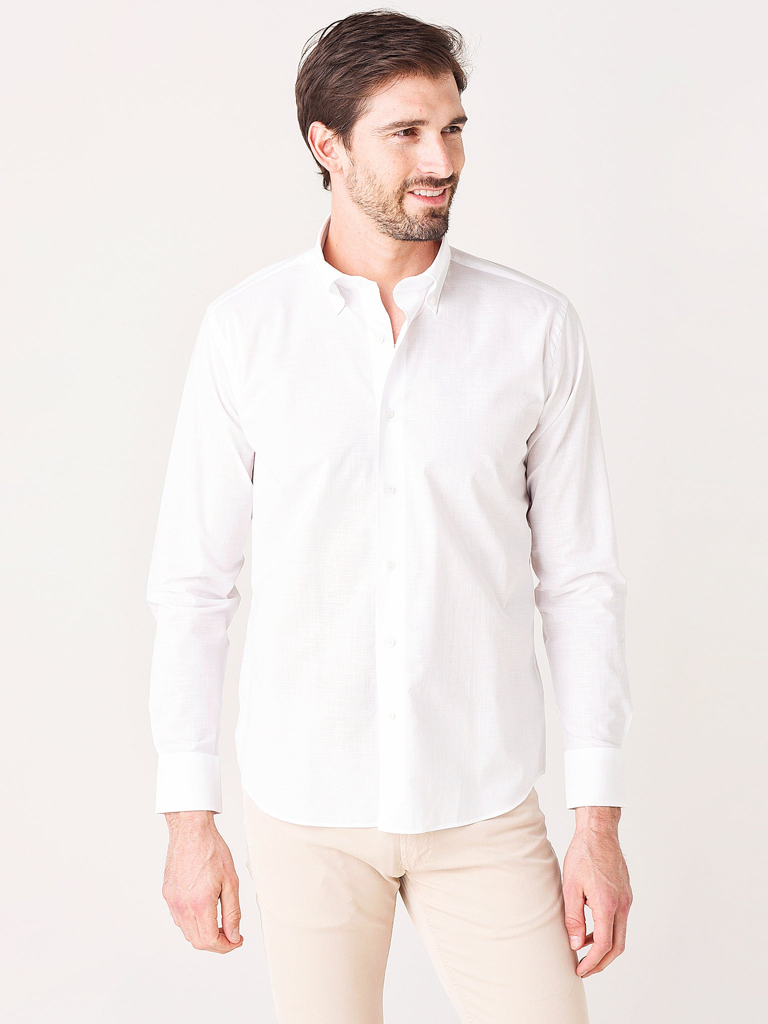Peter Millar Collection Chambray Solid Shirt - Saint Bernard