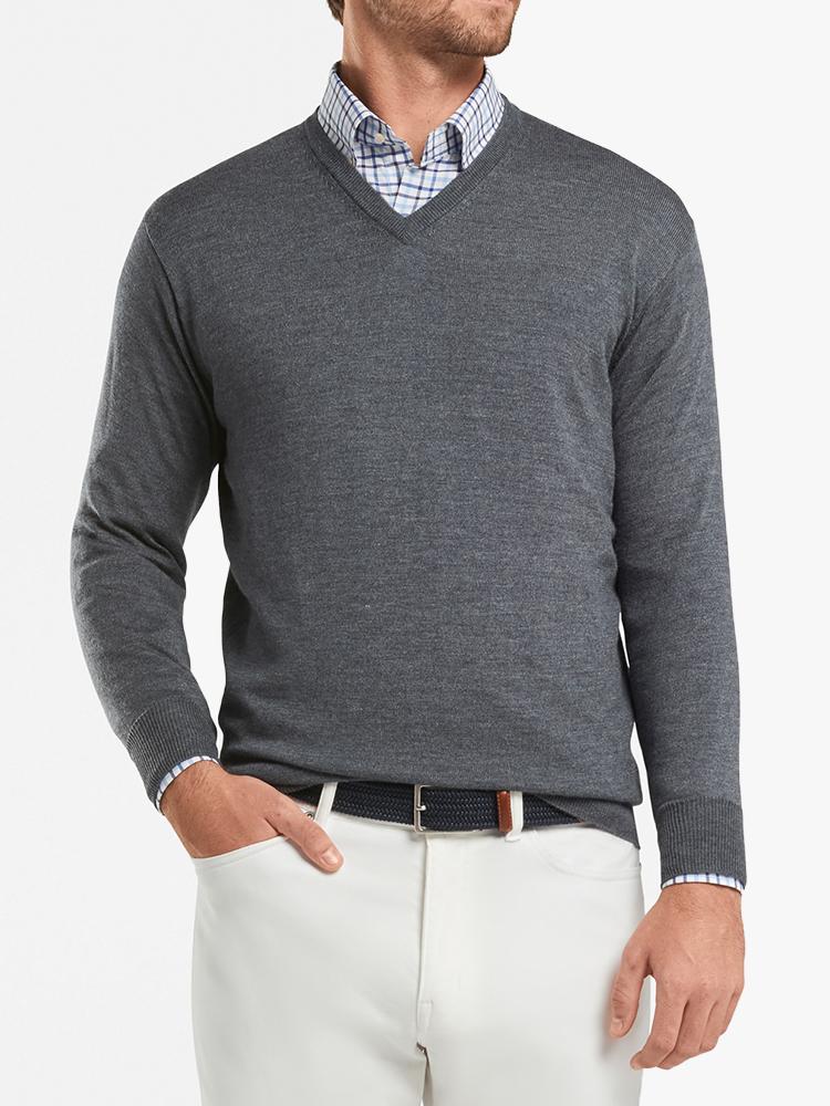Peter Millar Men's Crown Soft V-Neck Sweater