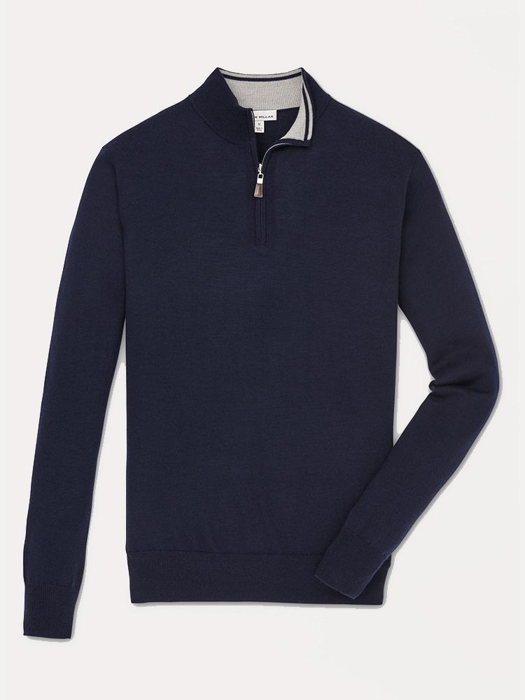 Peter Millar Men's Crown Soft Quarter-Zip Sweater - Saint Bernard