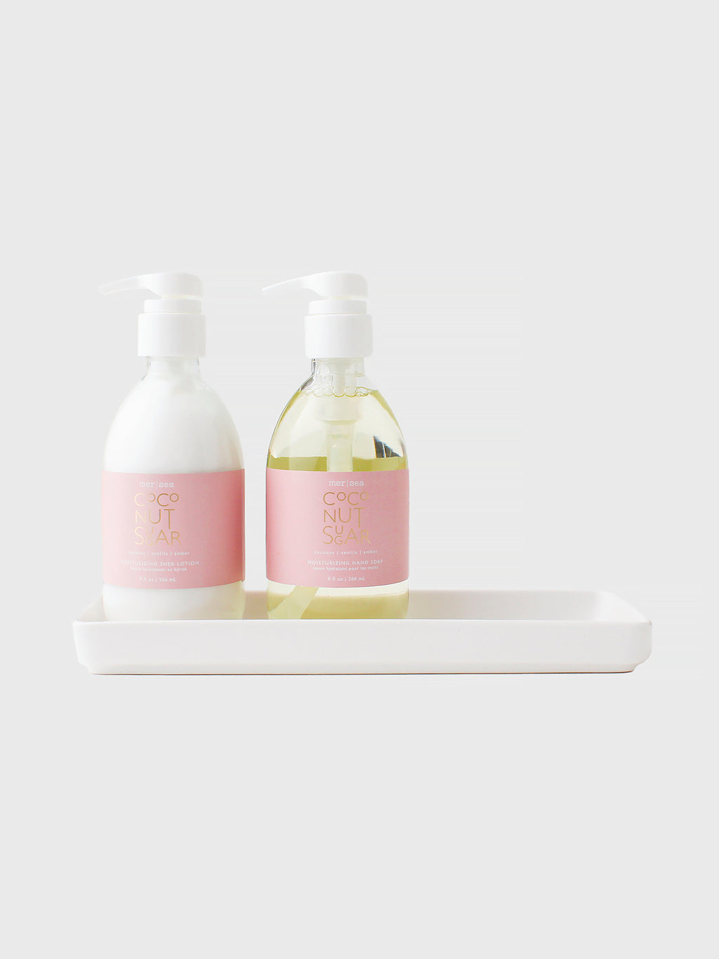 Mer Sea 9 Oz. Glass Shea Lotion & Hand Soap Set - Saint Bernard