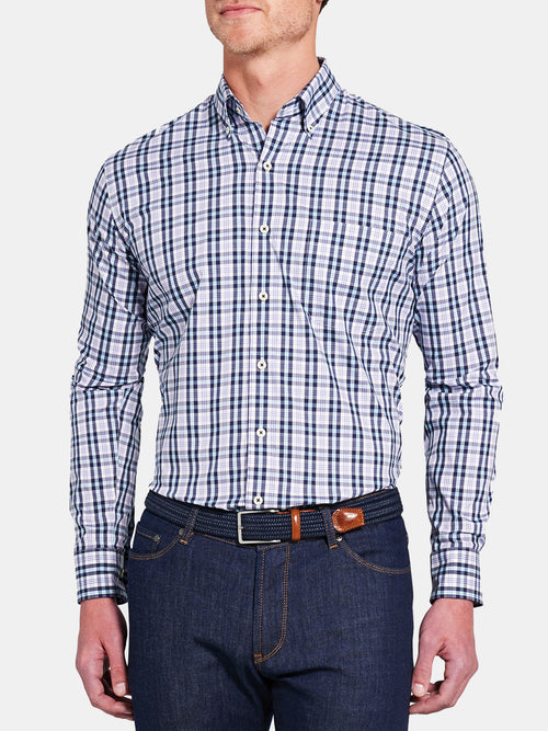 Peter Millar Crown Comfort Moritz Check Sport Shirt
