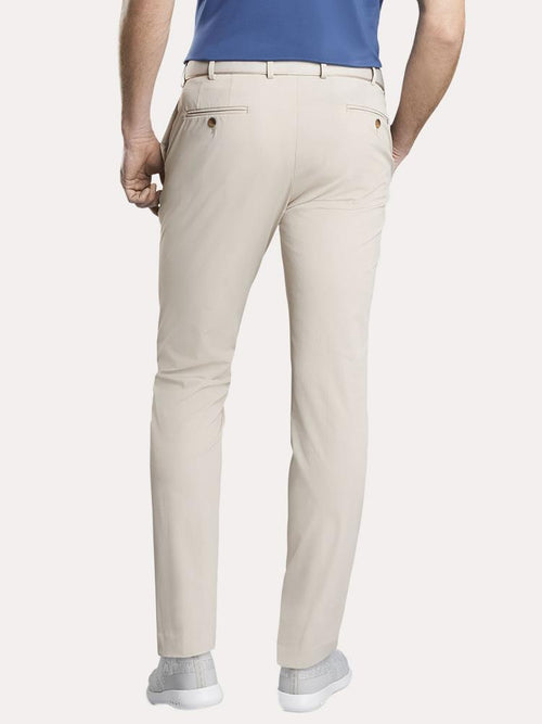 Peter Millar Men's Crown Crafted Stealth Performance Flat-Front Pant