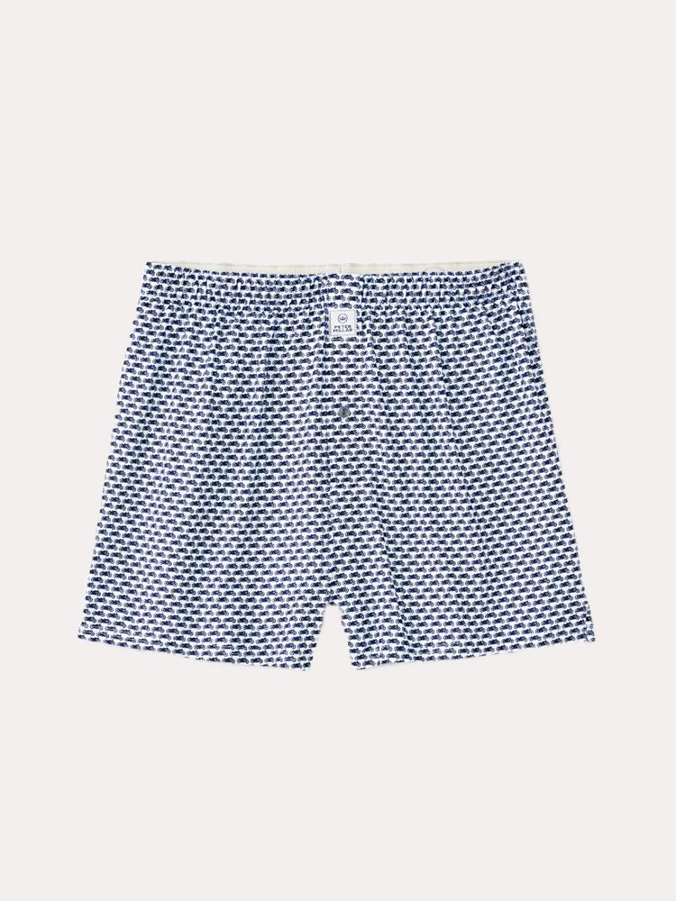 Peter Millar Stretch Jersey Dram Printed Café Racer Boxer - Saint Bernard