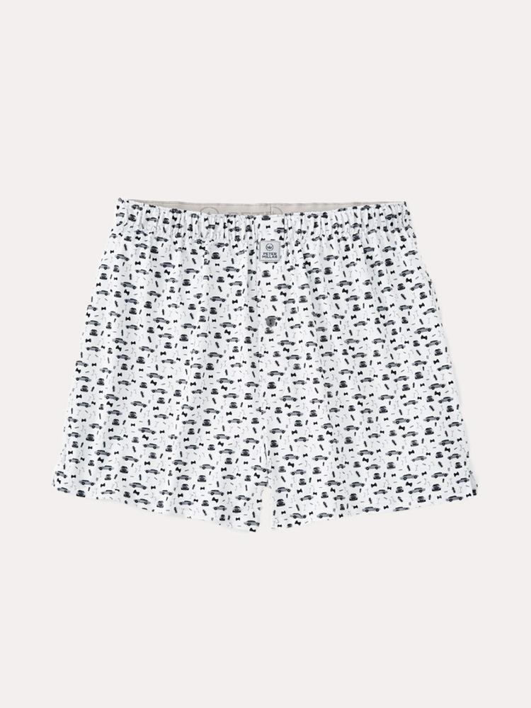Peter Millar Stretch Jersey Bond Printed 007 Boxer - Saint Bernard