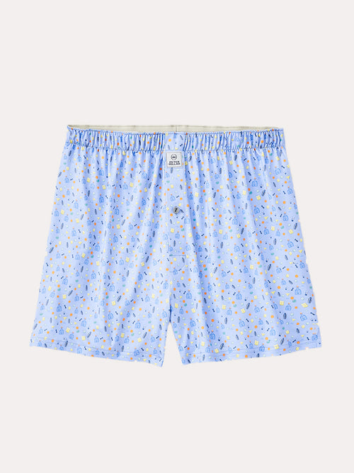 Peter Millar Stretch Jersey Cantina Printed Margarita Boxer