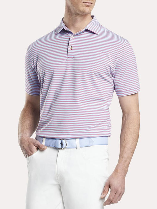 Peter Millar Sweet Stripe Stretch Jersey Polo