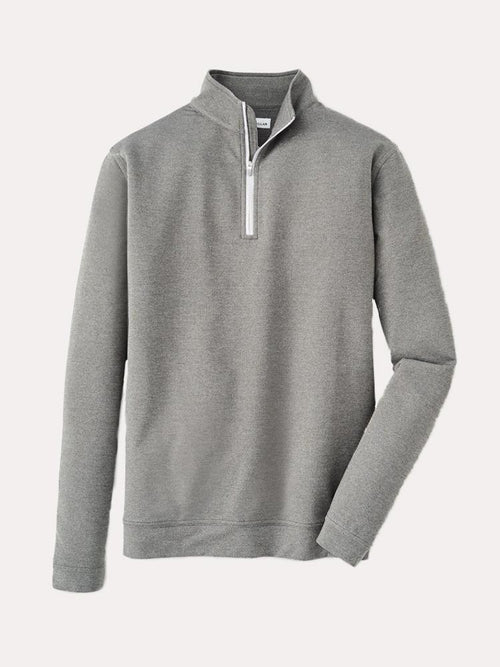 Peter Millar Stretch Loop Terry Melange Quarter-Zip