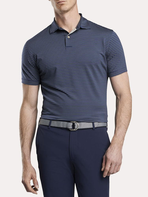 Peter Millar Men's Montgomery Stripe Stretch Jersey