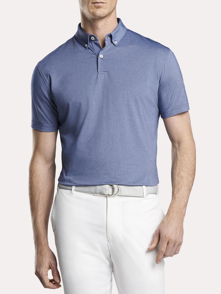 Peter Millar Crown Crafted Ace Jersey Polo - Saint Bernard