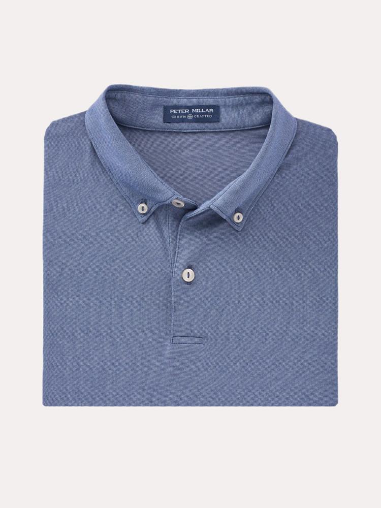 Peter Millar Crown Crafted Ace Jersey Polo - Saint Bernard