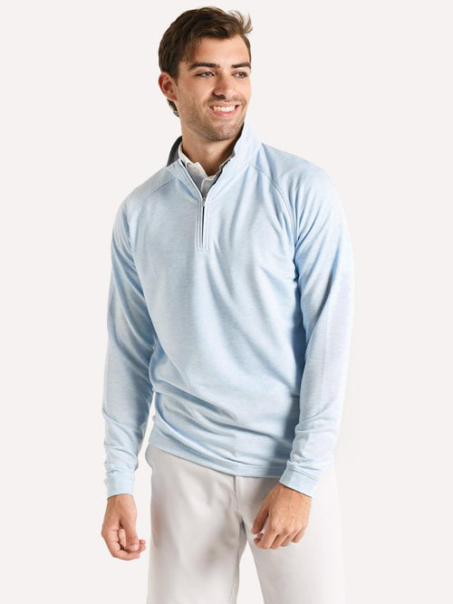 Peter Millar Men's Dri-Release Natural Touch Stretch Terry Quarter-Zip