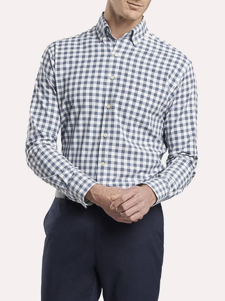 Peter Millar Jordan Natural Touch Performance Sport Shirt - Saint Bernard