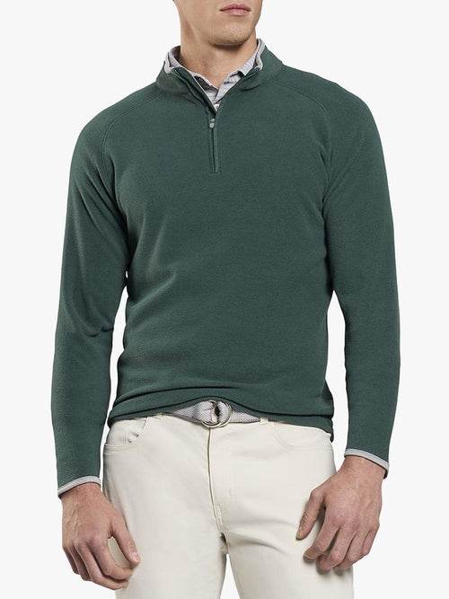 Peter Millar Men's All Day Microfleece Quarter Zip