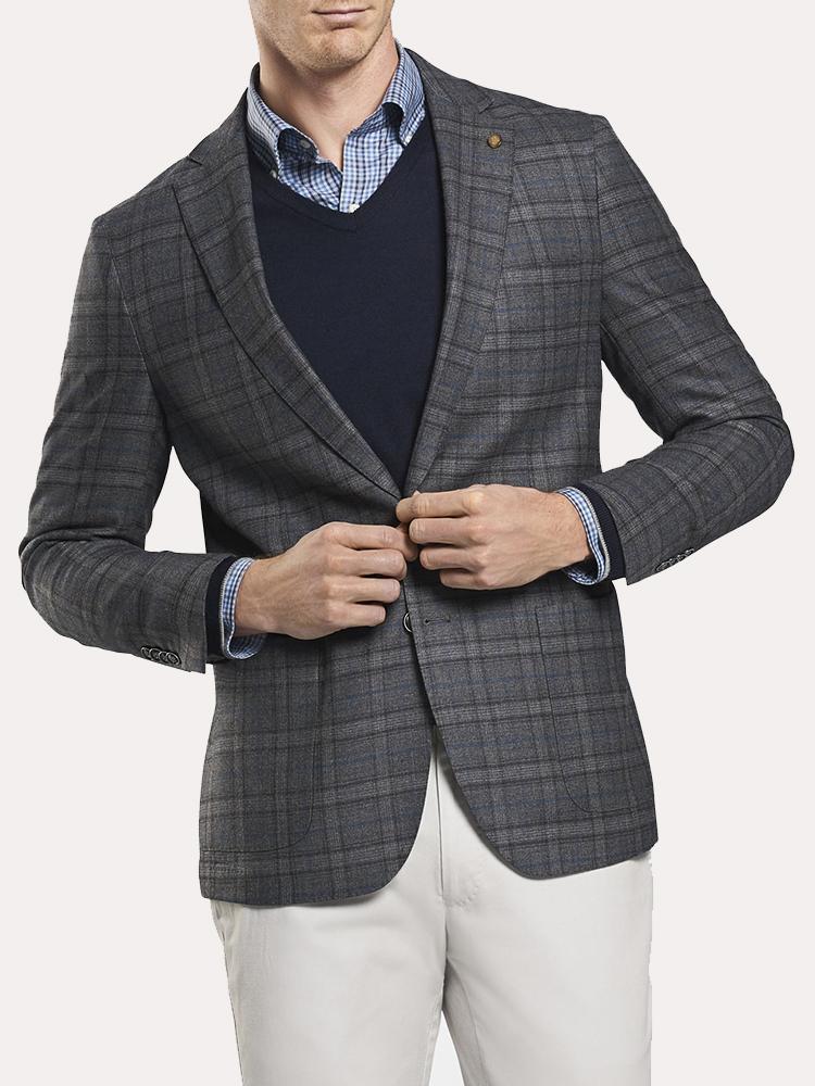 Peter Millar Mini Pane Soft Jacket - Saint Bernard